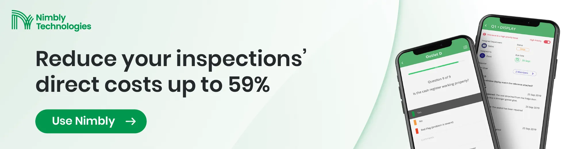 Reduce Inspection costs up to 59%