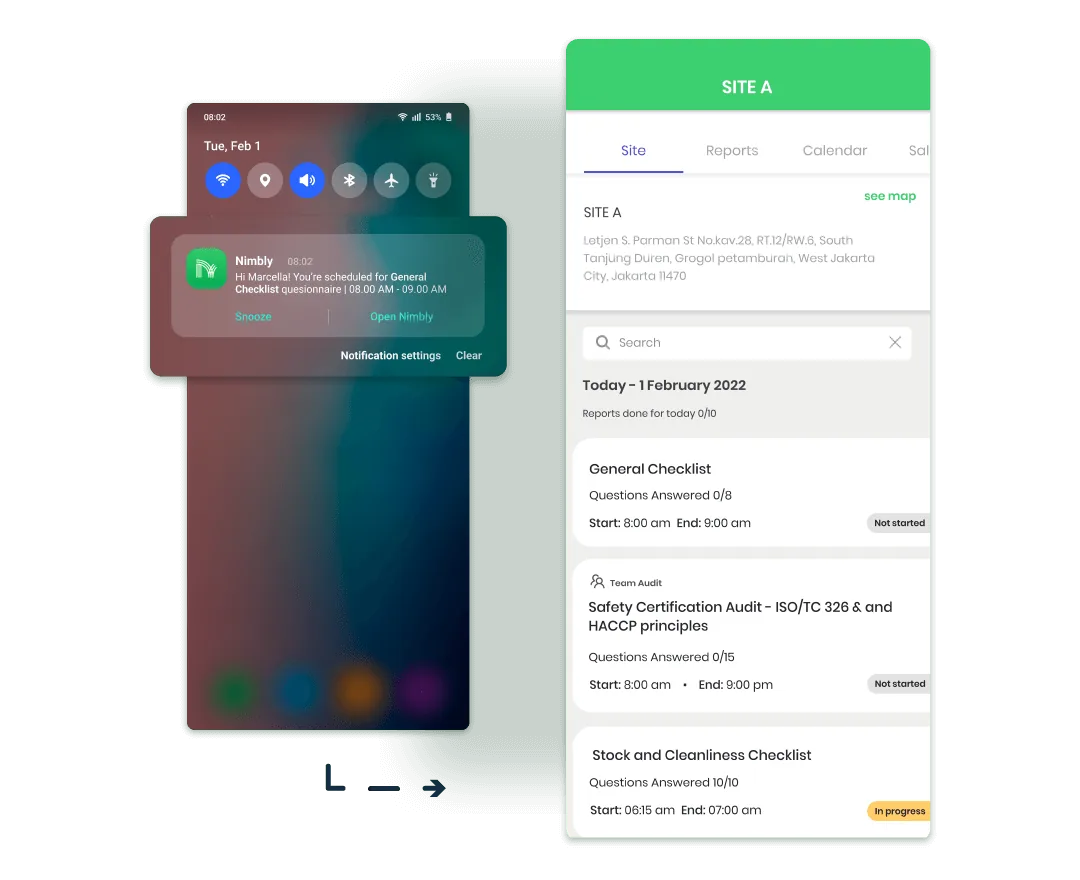 Digital Checklist for Frontliner 3. Scheduled Q 01
