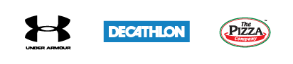 Nimbly Client Under Armour, Decathlon, The Pizza Company